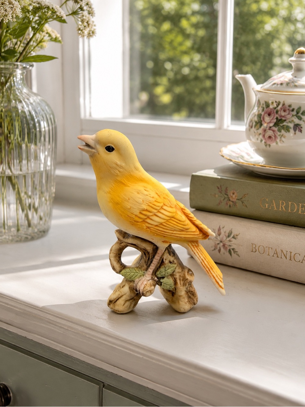 Vintage Lefton Yellow Canary